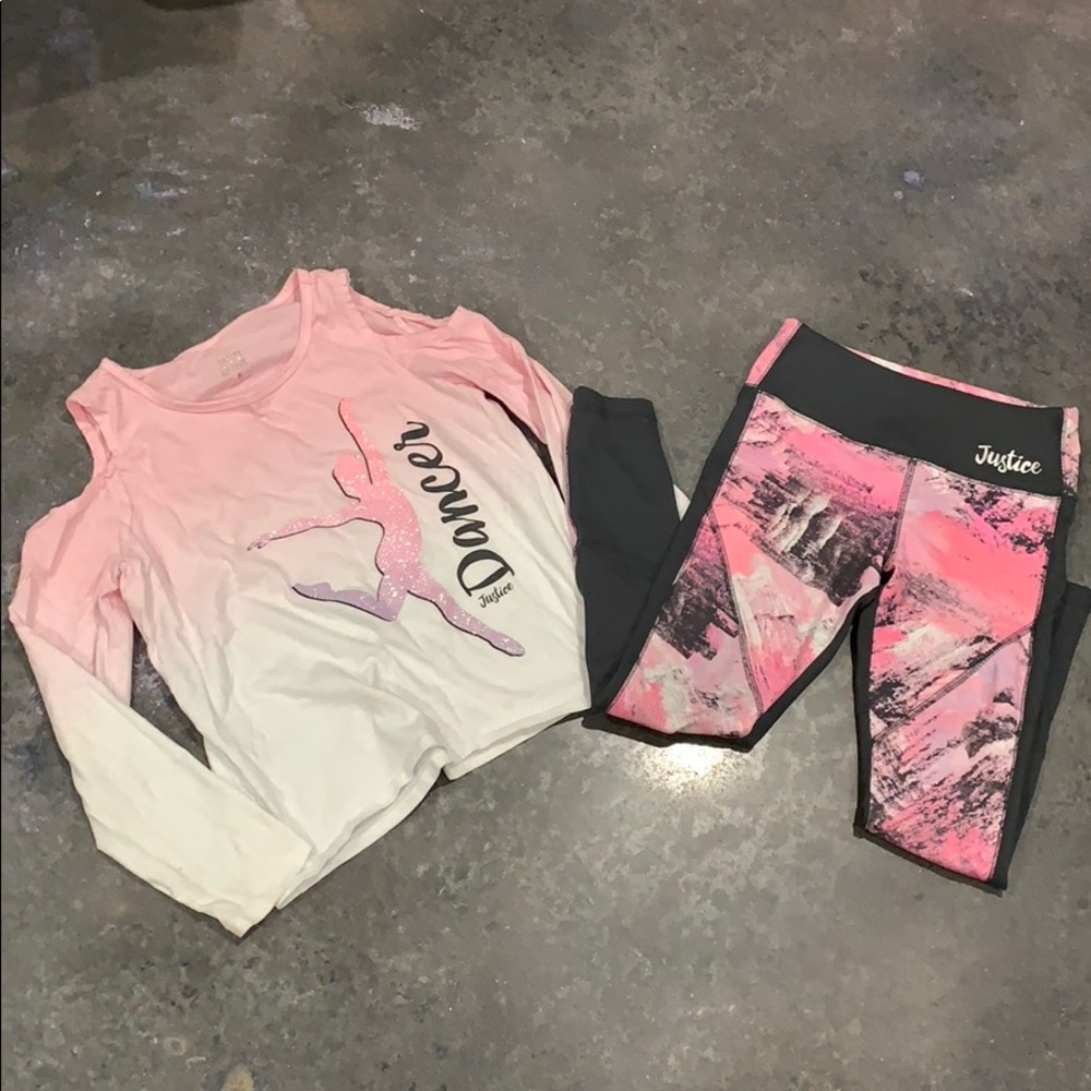 Justice outfit size 8